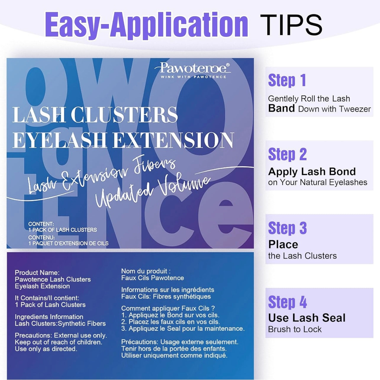 40D + 50D WHISPY CLUSTERS