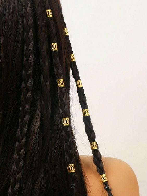 GOLD HAIR RINGS