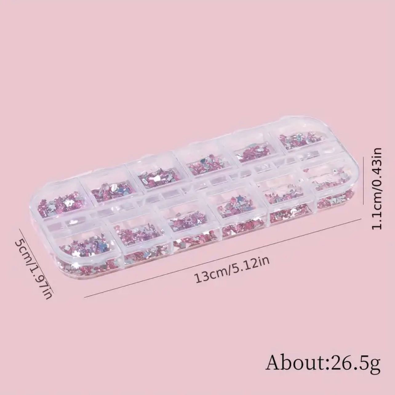 Rhinestone Box Pink