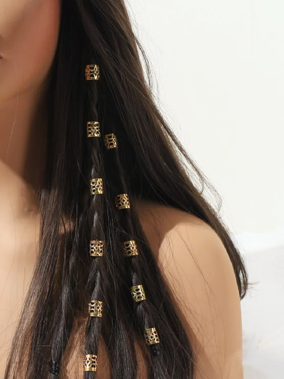 GOLD HAIR RINGS