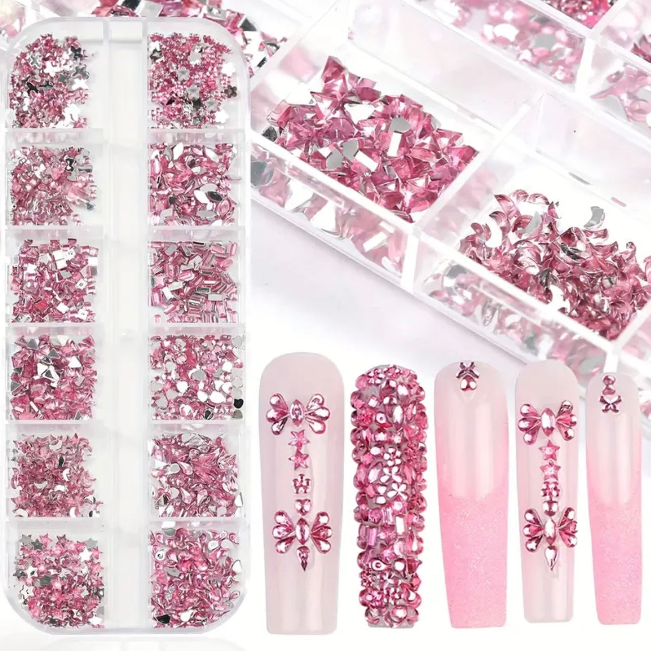 Rhinestone Box Pink