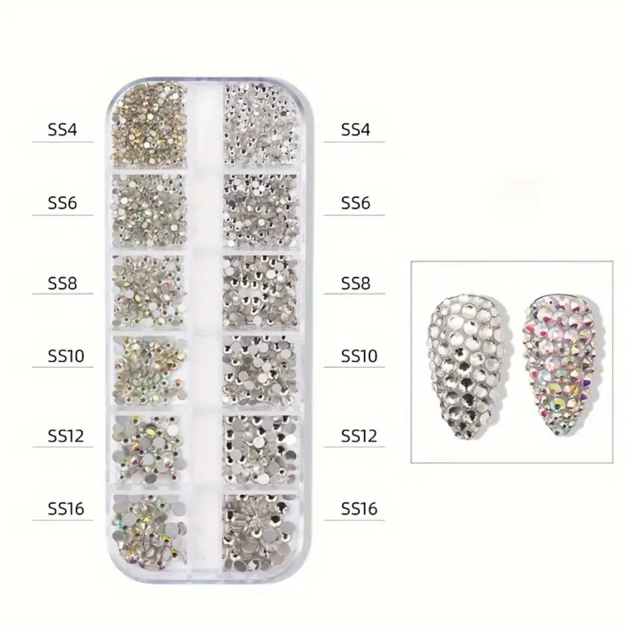 Rhinestone box