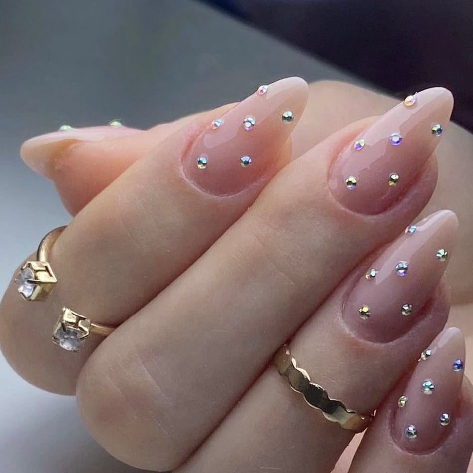 Rhinestones AB white