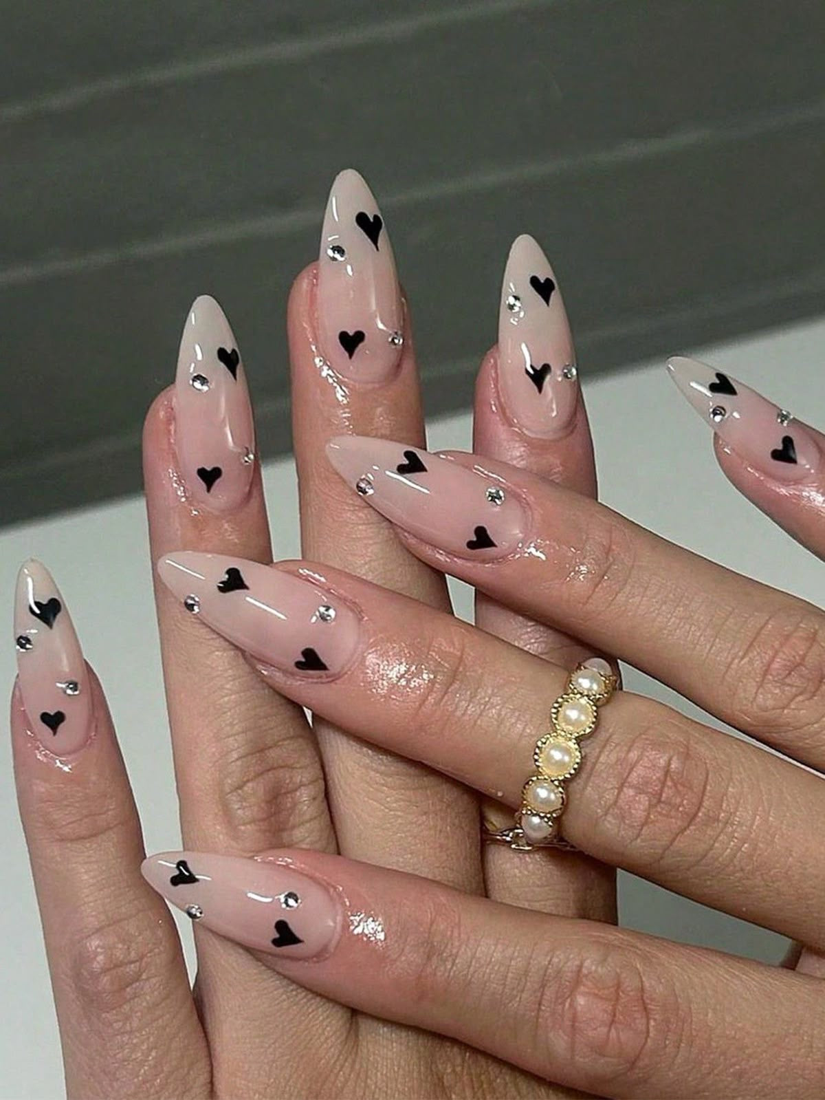 Rhinestones AB white