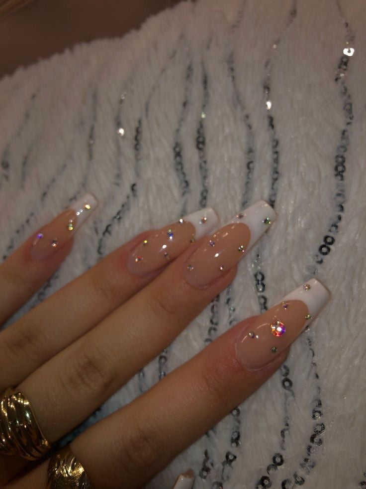 Rhinestones AB white